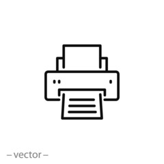 printer icon vector