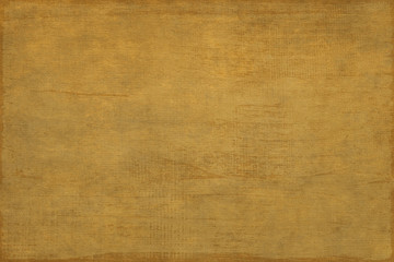 Rugged wrinkled yellow paper background