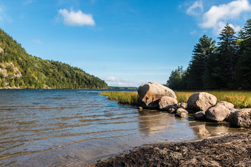 Landscape View of Acadia National Park in Maine