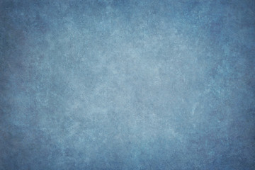 Blue painted canvas or muslin fabric cloth studio backdrop