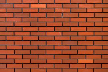 Background. Red brick wall.