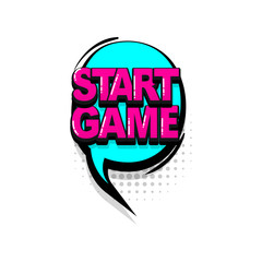 Comic text collection sound effects pop art style