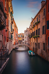 Obraz na płótnie Canvas Venice Canal shot on long exposure