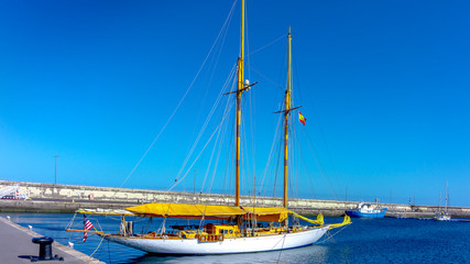 Barco en Islas Canarias