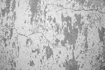 Foto auf Acrylglas Alte schmutzige strukturierte Wand Textur der alten rissigen Wand. Graue Farbe.