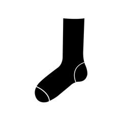 Socks Icon Vector, logo on white background