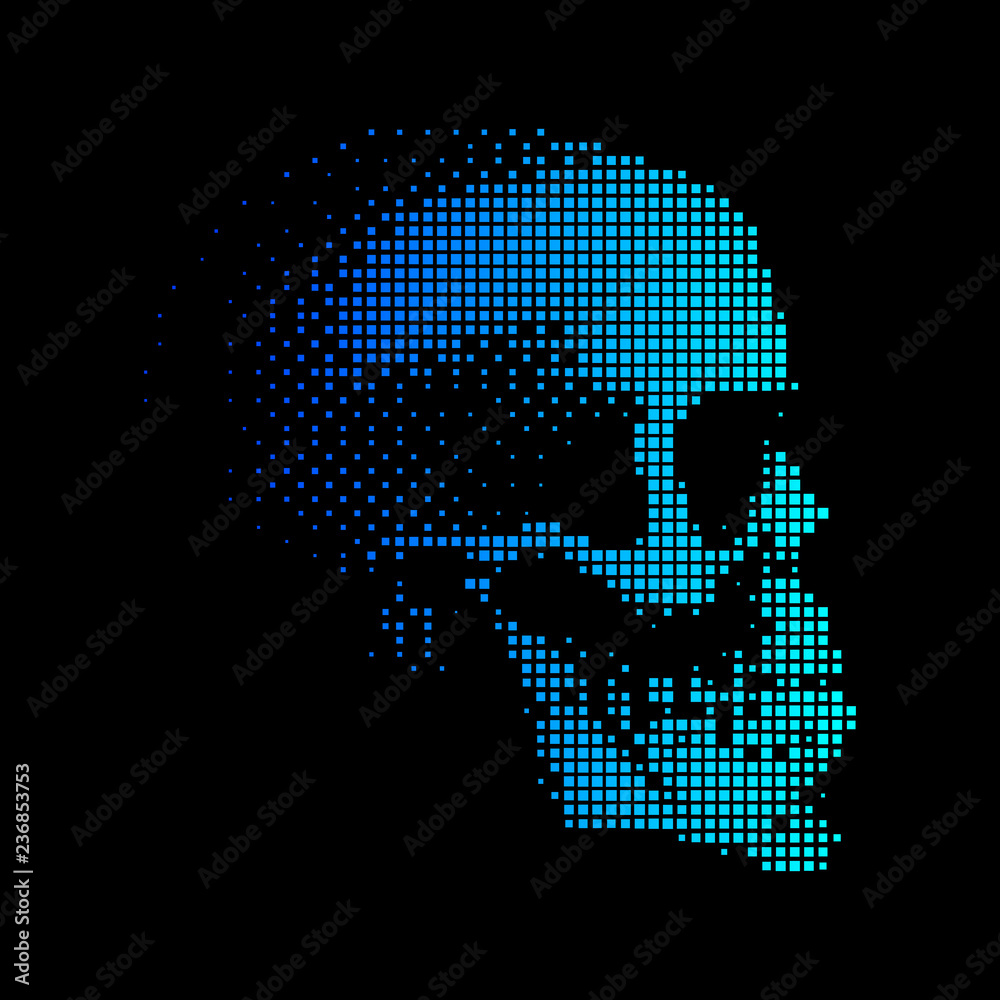 Poster Human Skull