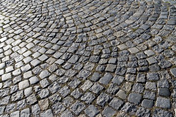 Interlocking pavement. Czech Republic