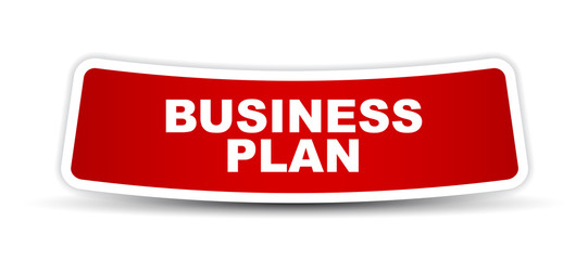 red vector banner business plan