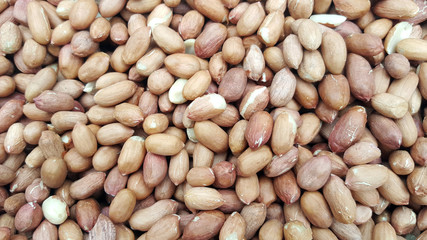 Peanuts as texture background