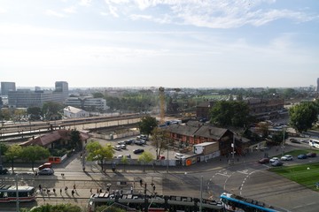 Brno, Czech Republic - Sep 12 2018: View to the streets of Brno city center. Czech Republic