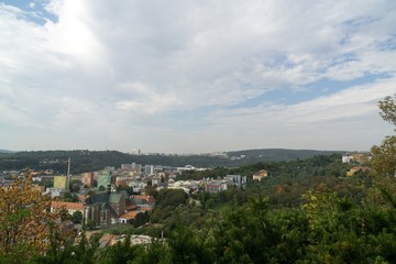 Brno, Czech Republic - Sep 12 2018: View to the streets of Brno city center. Czech Republic
