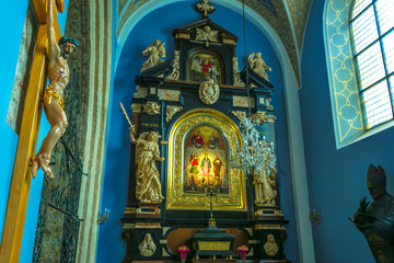 Obraz premium Interior of cathedral in Poznan, Poland