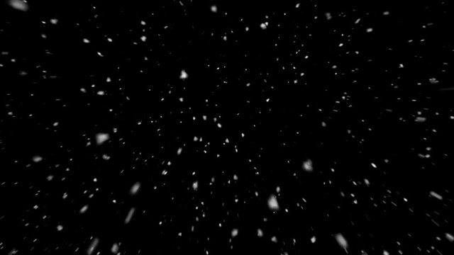 falling snow winter background (transition)