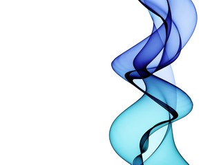 Color abstract waves design