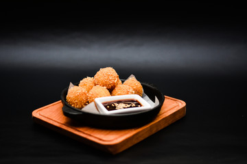 food dish sushi cocktails menu