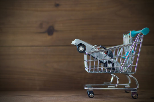 Shopping Cart With Car, Buy Car