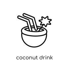 Coconut drink icon from Drinks collection.