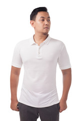 Obraz premium Polo Shirt Template Mock Up