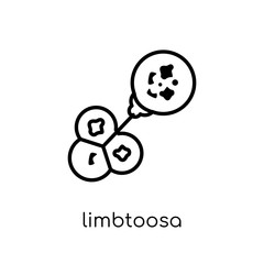 Limbtoosa icon. Trendy modern flat linear vector Limbtoosa icon on white background from thin line Diseases collection