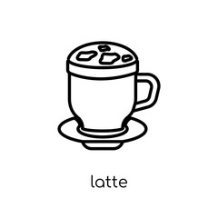 Latte icon from Drinks collection.