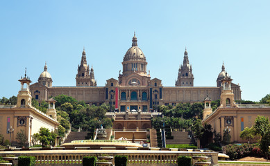 Fototapeta premium Pałac Montjuic, Barcelona