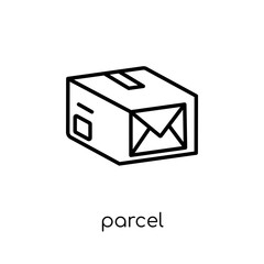 Fototapeta premium Parcel icon from Delivery and logistic collection.