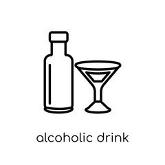 Alcoholic drink icon from Drinks collection.