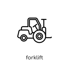 Forklift icon from Delivery and logistic collection.