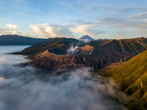 Sunrise at Bromo Tengger Semeru National Park in East Java, Indonesia