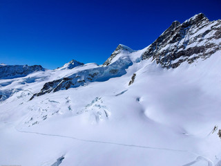 Fototapeta na wymiar Jungfrau top of Europe