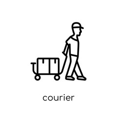 Courier icon from Delivery and logistic collection.