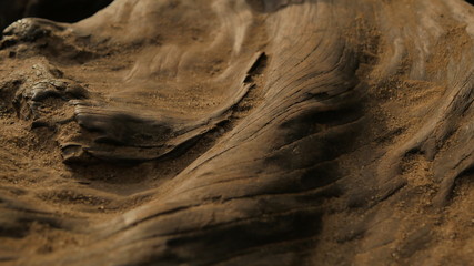 Holz auf einem Spielplatz