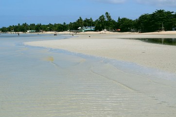 White sand beach on Cebu island, Philippines