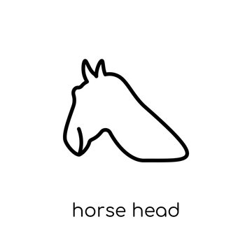 Horse Head icon from American Indigenous Signals collection.