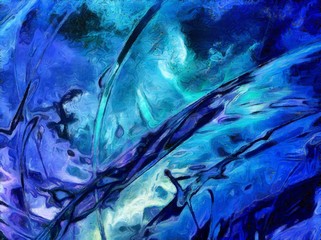 Close up grunge texture. Simple hand drawing background. Detailed strokes of oil brush on canvas. Abstract decoration pattern. Web banners backdrop. Promotional products design template.