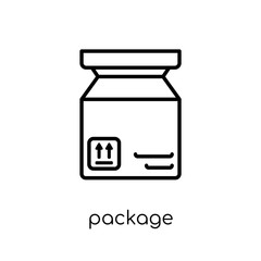 Package icon from Delivery and logistic collection.
