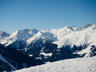 Alpine peaks in Austria