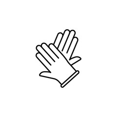 Hands, surgical gloves icon. Element of anti aging outline icon for mobile concept and web apps. Thin line Hands, surgical gloves icon can be used for web and mobile