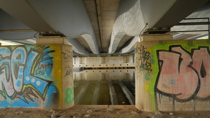 Brücke von unten