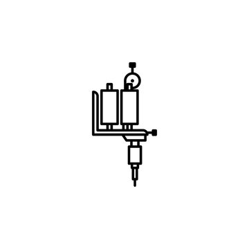 Tattoo machine icon. Element of anti aging outline icon for mobile concept and web apps. Thin line Tattoo machine icon can be used for web and mobile