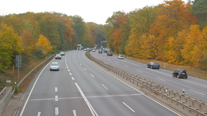 Unterwegs Transport in Hannover im Herbst