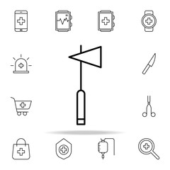 reflex hammer icon. Medical icons universal set for web and mobile