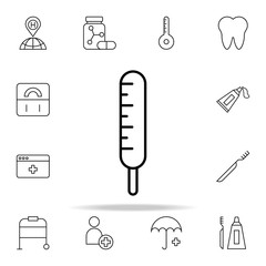 thermometer icon. Medical icons universal set for web and mobile