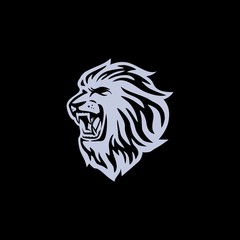 Logo design combination of Lion head. can for various kinds of logos