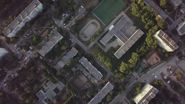 Panel city aerial
