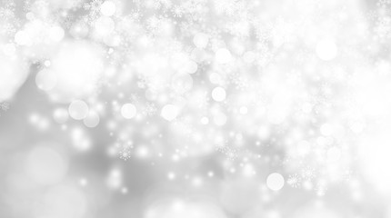 white blur abstract background. bokeh christmas blurred beautiful shiny Christmas lights