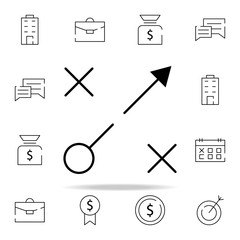 strategy, concept icon. stratup icons universal set for web and mobile