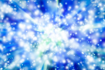 Fototapeta na wymiar blue blur abstract background. bokeh christmas blurred beautiful shiny Christmas lights