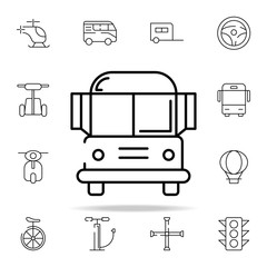 school bus icon. transportation icons universal set for web and mobile